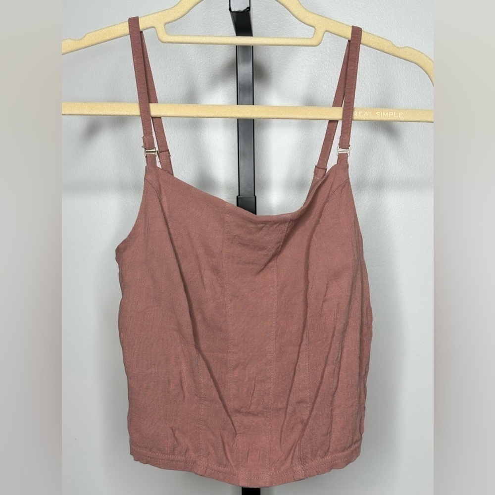 Free People Intimately Women Corset Crop Top - Color Mauve